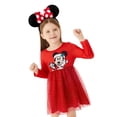 thumbnail image 2 of Vestido Disney Minnie Mouse A-line de manga larga de tul 2T, 2 of 6