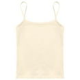 thumbnail image 5 of Zaldita Kids Girls Causal Sleeveless Undershirts Sport Dance Crop Top Yoga Gymnastic Vest Activewear Nude 6-8, 5 of 6