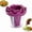 Purple-1PCS, variant on Manual Vegetable Spiralizer and Curler for Rose Flower Carving, Stainless Steel Multifunctional Vegetable Peeler, Carrot Cucumber Rose Garnishing Slicer Tool