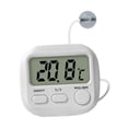 thumbnail image 4 of Termómetro de acuario digital Celsius Magnetic Fahrenheit Escalas duales Pantalla LCD Cuadrado 7x25x65cm, 4 of 8
