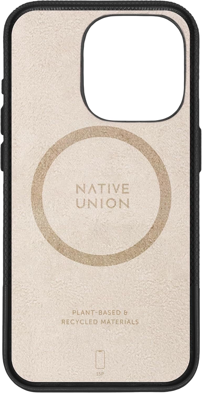 Native Union (Re)Classic Case – Magnetic 6ft Drop Protection – Compatible with iPhone 15 Pro(Black)