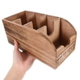 thumbnail image 4 of HORIALENCE Wooden Spice Storage Box For Homeowners 1Pack 11X5.4X4.9In, 4 of 7