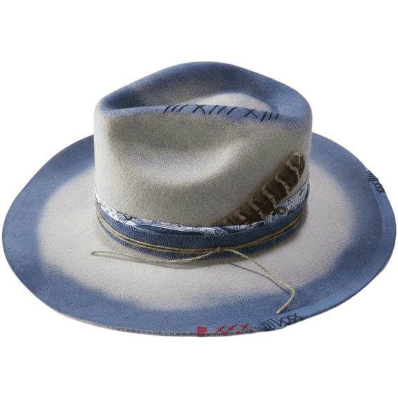 Jiibva Cowboy Hat With Feathers Wide Brim Sun Hat Outdoor Soft Felt Hat Unisex Panama Cap Felt Suede Travel Cap For Cowboy Outfit Outdoor Activities