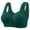 Green, variant on Lixiuxyad Sports Bra for Big Busted Women Women's Comfortable And Transparent Shoulder Strap Cordless Backless Spongeless With Convertible Shoulder Straps