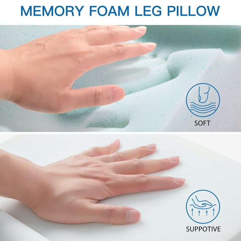 Airensky Adjustable Leg Elevation Pillow 3 Height Memory Foam Post Surgery Blood Circulation Swelling Relief Walmart