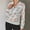 White, variant on Lilgiuy Women Casual Comfortable Print Long Sleeve Tops Jacket Outwear Winter Dresses for 2022