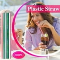 thumbnail image 3 of YZEGDCH Table Accessories Clearance 200PCS Disposable Straws Flexible Colorful Long Flexible Bendy Drinking Straws Party Supplies Table & Dining Accessories, 3 of 5