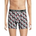 thumbnail image 3 of Head 3-Pack Adult Mens Cotton Stretch Boxer Briefs, Sizes S-XL, 3 of 3
