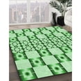 thumbnail image 3 of Ahgly Company Machine Washable Indoor Rectangle Transitional Light Green Area Rugs, 4' x 6', 3 of 7