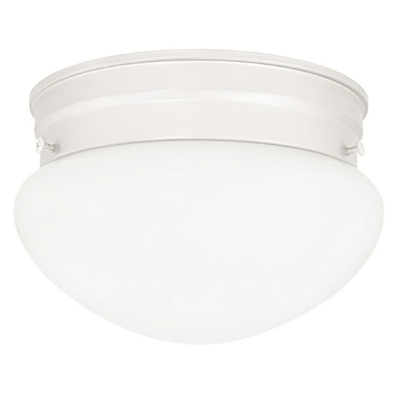 Capital Lighting 5356 7" Wide Flush Mount Bowl Ceiling Fixture - White