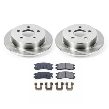 Ultimate Brakes Rear Ceramic Brake Pad and Rotor Kit with Hardware WM80596