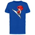thumbnail image 1 of Red Kick Taekwondo Fighter Tee Men's -Image by Shutterstock, 1 of 1