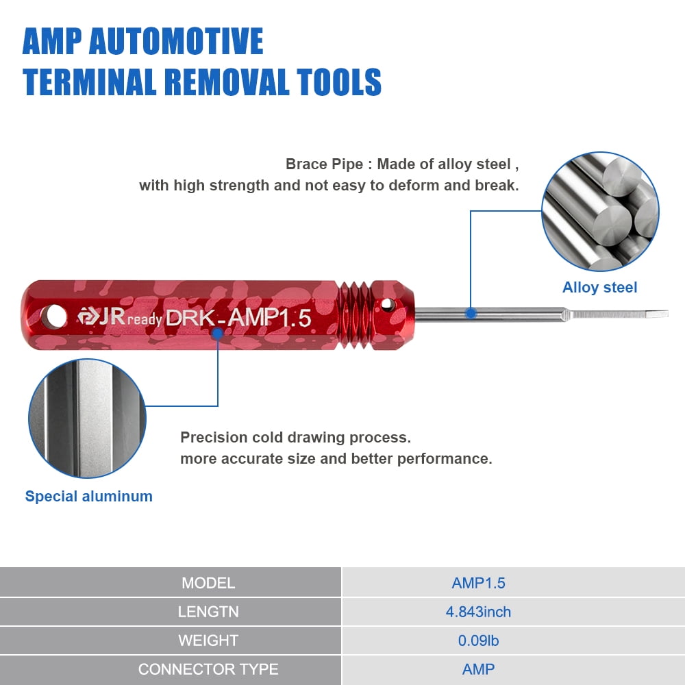 JRready 1004Pcs Waterproof Automotive Electrical Connector Terminals Kit with terminals pin Removal Tool
