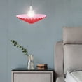 thumbnail image 3 of Minkissy 1Pcs Cloth Drum Lamp Shade Red Light Cover Rustic Style for Living Room, 3 of 5