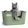 thumbnail image 1 of Arenero Para Gato Caja De Arena Grande Con Pala Esquimal Pets Color Verde, 1 of 6