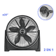 thumbnail image 2 of Ventilador De Piso Y Pared 20 Plástico 2 En 1 | Mytek 3409 Cantidad De Aspas 5 Color De La Estructura Negro Color De Las Aspas Negro Diámetro 508 Cm Frecuencia 50.8 Cm 50.8 Cm Negro Plástico 5, 2 of 8