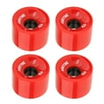 thumbnail image 4 of jinwen 4 Pcs Roues de Planche à Roulettes de Rechange Pièces d'Entretien pour Cruiser Rouge, 4 of 9