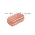 thumbnail image 3 of 4Pcs Portable Plastic Outdoor Travel Soap Box Soap Bar Holder Container Case, 3 of 5