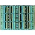 thumbnail image 1 of Ahgly Company Indoor Rectangle Solid Light Blue Modern Area Rugs, 2' x 3', 1 of 4