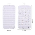 thumbnail image 3 of 80 Pockets Hanging Jewelry Organizer Space Saving Hanging Organizer for Small Items Organization, 3 of 4