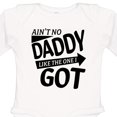 thumbnail image 4 of Inktastic Ain't No Daddy Like the One I Got- Father's Day for Kids Boys or Girls Long Sleeve Baby Bodysuit, 4 of 5