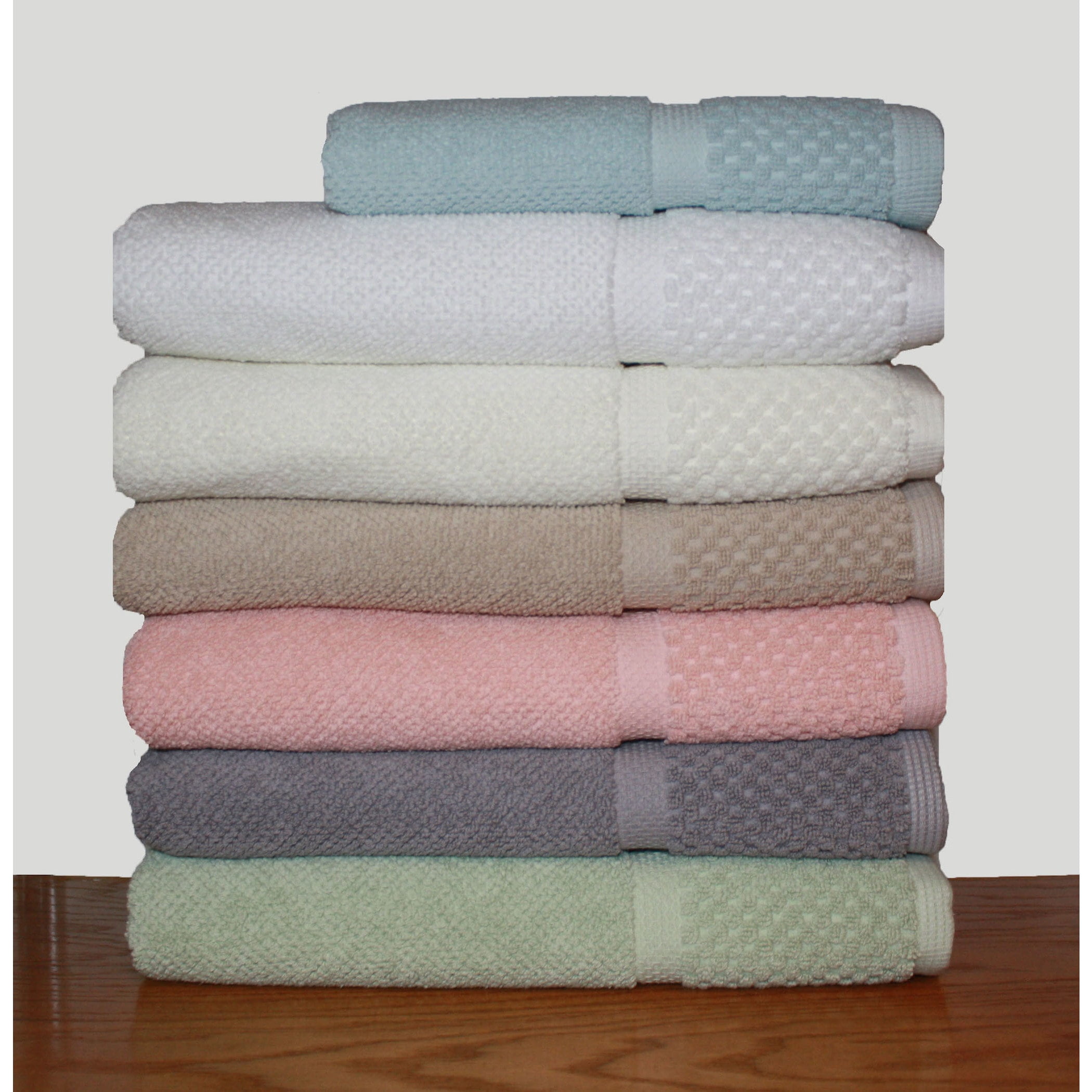Lintex Linens Diplomat 6-Piece Turkish Cotton Towel Set by Espalma Seafoam