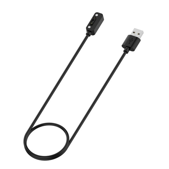 Cable de carga magnético de repuesto Sunnimix para reloj inteligente Rabbit 3C 4C 2S de reloj para Xiaoxun Y2 Negro
