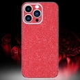 thumbnail image 2 of Compatible with iPhone 14 Plus Bling Glitter Sticker Skin Wraps Shiny Sparkle Cute for Women Girls Girly Luxury Sticker 2 Pack Red, 2 of 8