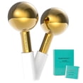 thumbnail image 1 of Bolas de Hielo MonétBeauty de Acero Inoxidable para Tratamientos Faciales Dorado, 1 of 6