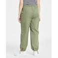 thumbnail image 4 of Style & Co. Women's Elastic Waist Straight Leg Pocket Pants Olivine Size L, 4 of 6