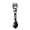 Black 1pc, variant on mdesiwst 10-In-1 Multifunctional Fork Spoon Portable Outdoor Camping Stainless Steel Cutter Jar Bottle Opener Hex Wrench Saw Cutlery Tool