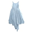 thumbnail image 2 of JIAYUE Girls Dresses Elegant With Cathedral Train For Wedding Photography Pageant Formal Attire For Kids Dailywear(Blue), 2 of 4