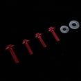 thumbnail image 4 of 158 Pieces / Set Motorcycle Scooter Windshield Fastener Hardware Clips Screws - Red, 4 of 10