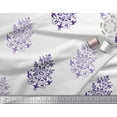 thumbnail image 3 of Soimoi Cotton Jersey Fabric Leaves & Floral Block Print Fabric by The Yard 58 Inch Wide, 3 of 3