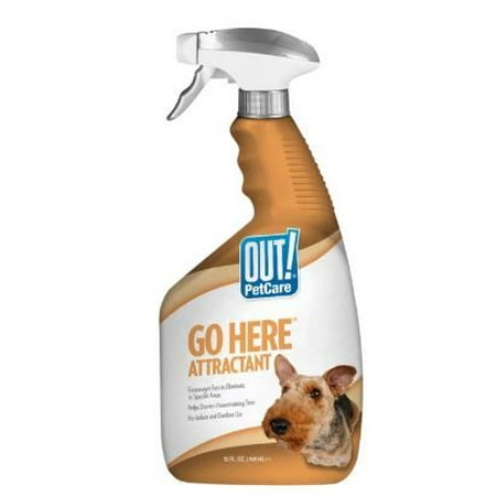 Out! Petcare Go Here Potty Training Spray 32oz. Petcare Go Here Potty Training Attractant Spray