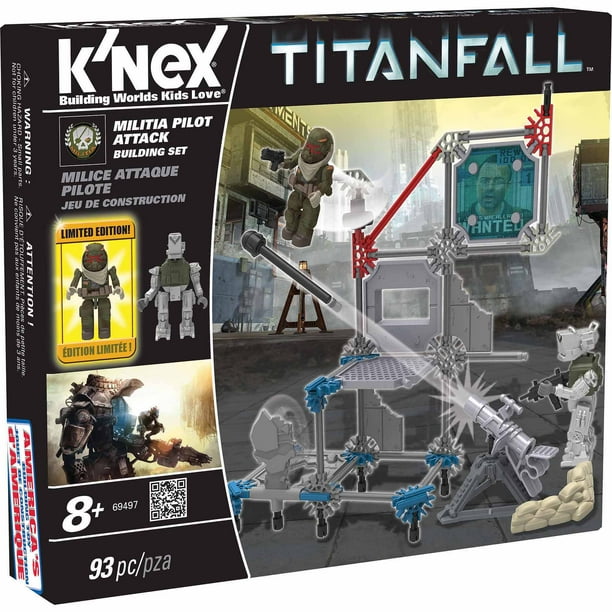 K'NEX Titanfall Building Set Militia Pilot Attack