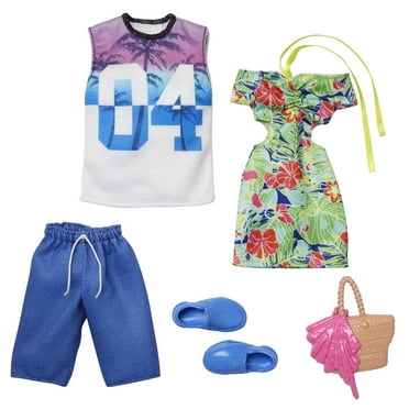 BARBIE FASHIONISTA CON 4 CONJUNTOS DE MATTEL - JUGUETES PANRE
