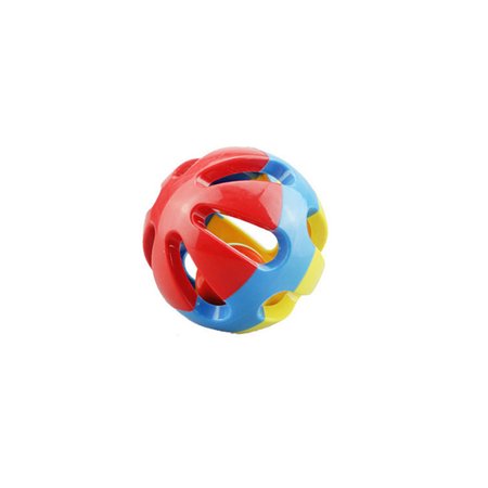 NICEXMAS 3pcs Parrot Bird Teether Ball Chewing Toy Parrot Cage Accessories for Cockatiel Parakeet Parrotlet (Four Color Ball, Three Color Ball, Double Color Ball)