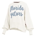 thumbnail image 2 of Women's Pressbox Cream Florida Gators Chelsea Oversized Pullover Sweatshirt, 2 of 3