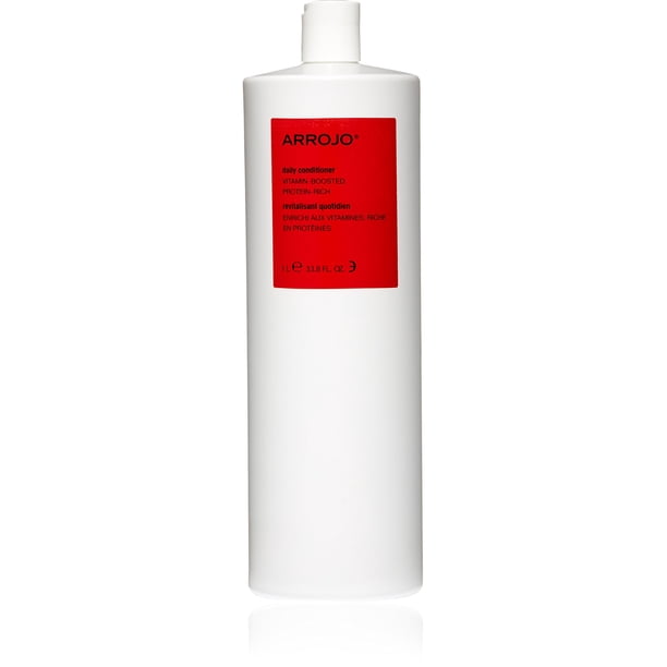 Acondicionador diario para el cabello ARROJO – Acondicionador diario con vitamina B5 y proteínas de avena – Acondicionador versátil para enjuagar o dejar en cabello seco dañado – Acondicionador suaviz
