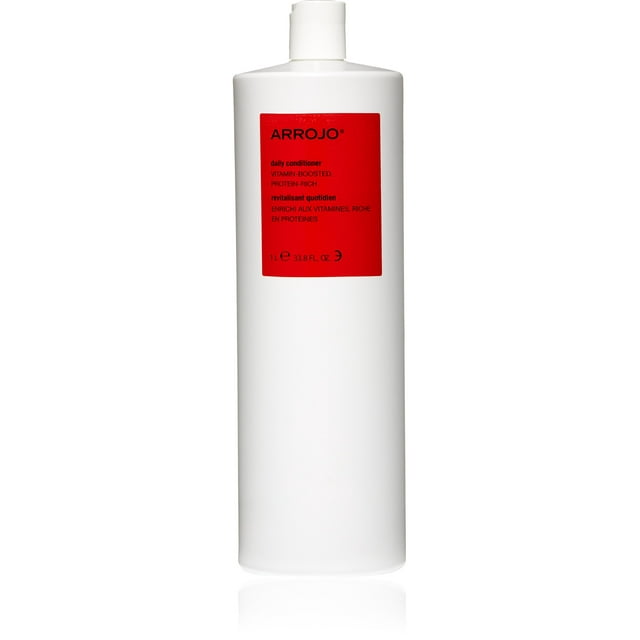 Acondicionador diario para el cabello ARROJO – Acondicionador diario con vitamina B5 y proteínas de avena – Acondicionador versátil para enjuagar o dejar en cabello seco dañado – Acondicionador suaviz