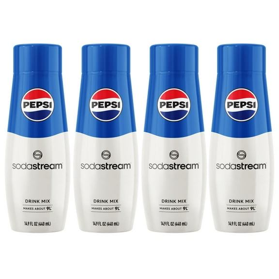 SodaStream Pepsi Soda Mix, 14.9 fl oz. (Pack of 4)