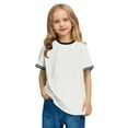 thumbnail image 5 of Ltctricy Girls Boys' T-Shirts Unisex Children Fashion Short Sleeve Crew Neck Casual Tees Loose Summer Tops 3-14 Years, 5 of 7