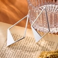 thumbnail image 2 of Pendientes colgantes ALEXCRAFT de plata de ley 925 con forma de rombo, 2 of 6
