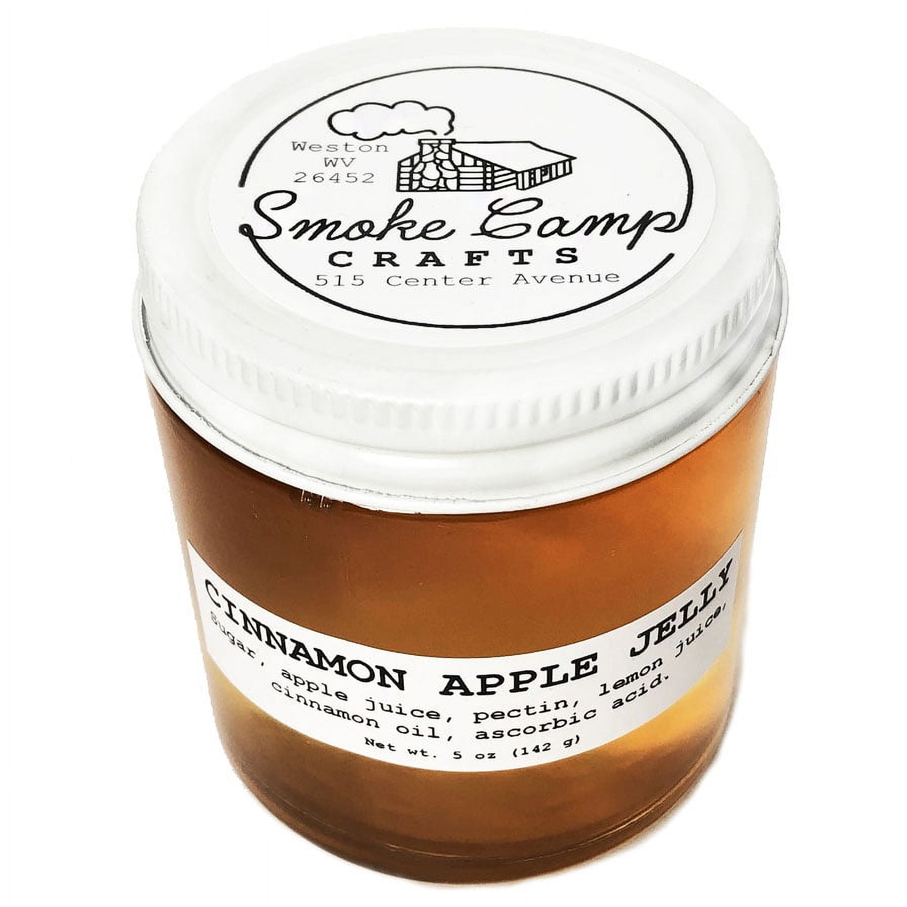 Cinnamon Apple Jelly, 5 oz - Craft, Gourmet, Unusual Jams & Jellies Made in West Virginia, USA