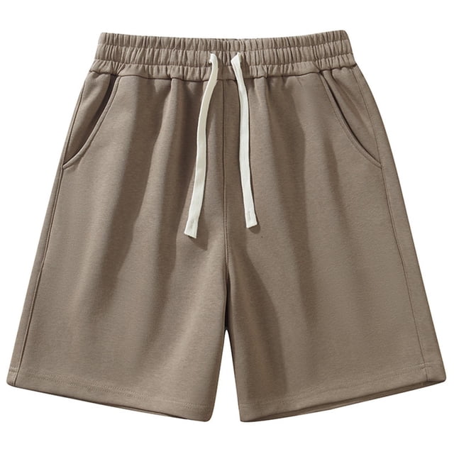Diufon Men's Athletic Shorts Drawstring Waisted Outdoor Sport Shorts Spring Summer Hiking Shorts with Pockets