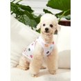 thumbnail image 1 of PETSIN 1pc Paw Print Pet Tank For Dog And Cat For Summer, 1 of 5