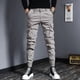 thumbnail image 2 of Pantalones cargo casuales para hombre, pantalones holgados multibolsillos para hombre, pantalones multibolsillos de lujo económicos, estilo coreano, diseñador de alta calidad, pantalones largos emo, 2 of 4
