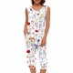 thumbnail image 1 of Conjunto de Verano para las Mujeres Impreso Cuello Redondo sin Mangas Y Pantalones, Casual Dos Piezas para las Mujeres, 1 of 8