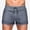 Dark Gray, variant on hoksml Men's 3" Inseam Athletic Shorts, Side Mesh Panels, Elastic Drawstring Waist, Multi-Color, Ideal for Gym and Running